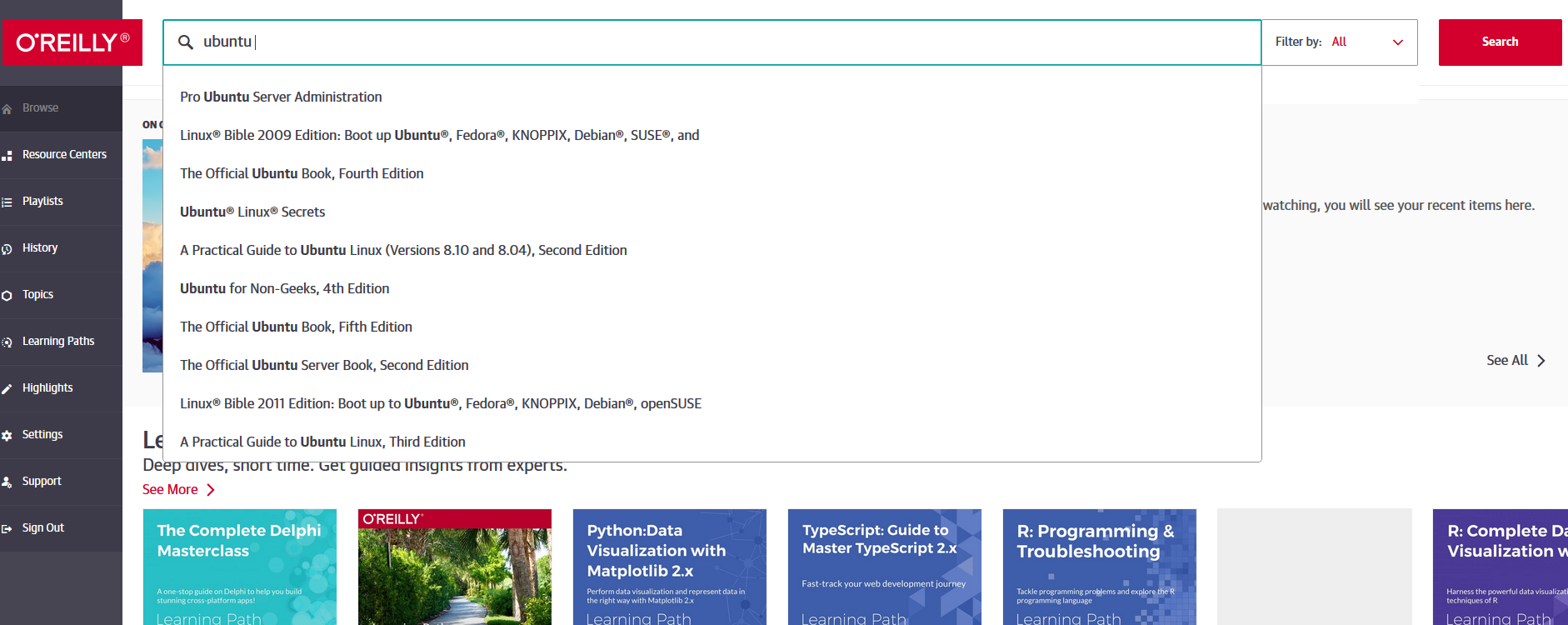 O'Reilly Online Learning | Hochschule Bonn-Rhein-Sieg (H-BRS)