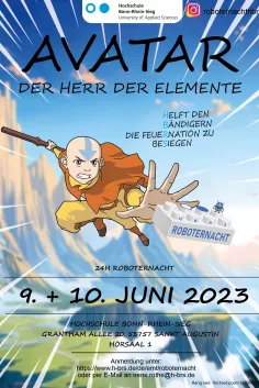 Plakat Roboternacht 2023