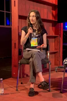 Dr. Susann Kabisch (ZEV) auf der re:publica in Berlin 2023