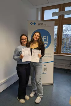 TOFI Stipendiatinnen aus Brasilien und Jordanien