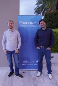 KLUGER Transfer Lehre - Philipp Kruppe und Frank Dieball bei der EDUCON 2024