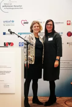 Professorin Kerstin Rosenow-Williams Vortrag Schutz von geflüchteten Menschen