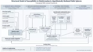 Strukturelles Modell der Desinformationsanfälligkeit