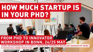 Workshop Banner From PhD to innovator