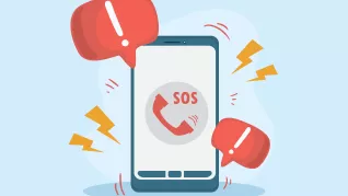 Grafik SOS Ersti-Hilfe-Hotline Studienberatung 56899792 Colourbox 