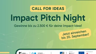 Call for Ideas: Impact Pitch Night Banner