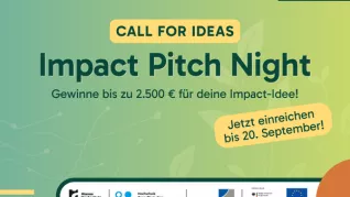 Call for Ideas: Impact Pitch Night Banner
