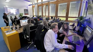 Studierende im Game Studio