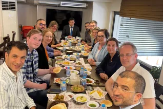 Gruppenbild Besuch in Jordanien