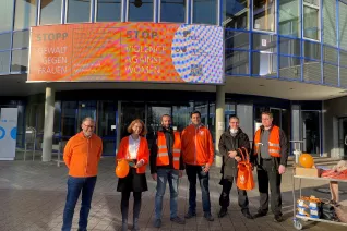 OrangeDay22-Sankt Augustin Haupteingang