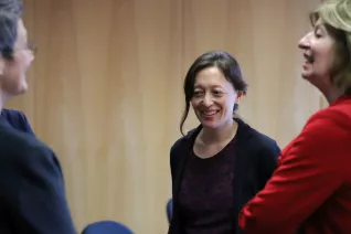 Dr. Kathleen Mar bei der IZNE Beiratssitzung