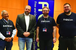 Eröffnung der FrOSCon 2023 