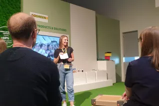 Alumni-Treffen DHL Innovation Center am 6.10.2023 Foto: Barbara Wieners-Horst am 6.10.2023 Foto: Barbara Wieners-Horst