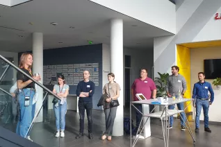 Alumni-Treffen DHL Innovation Center am 6.10.2023 Foto: Barbara Wieners-Horst