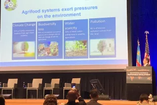 Dr. Qu Dongyu, Generaldirektor, Ernährungs- und Landwirtschaftsorganisation der Vereinten Nationen (FAO) über den Druck der Agrar- und Ernährungssysteme auf die Umwelt, Conference New York 2023