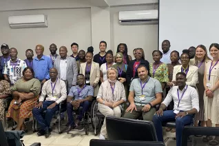 Alumni-Gruppe der H-BRS im Ministerium für Gender, Children and Social Protection in Accra, Ghana