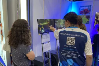 H-BRS Stand 2024 auf der Gamescom 2024-08-22