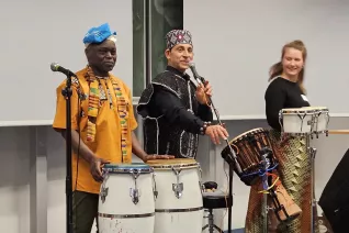 Musikalische Begleitung während der Signing Ceremony 