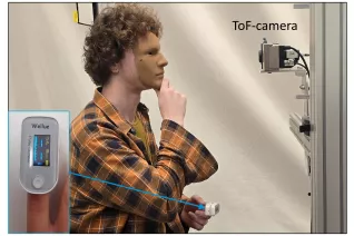 rPPG-Messung mit Maske und Pulsoximeter