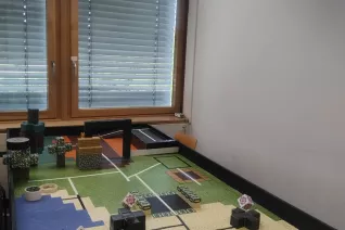 Aufbau Parcour Roboternacht 2025