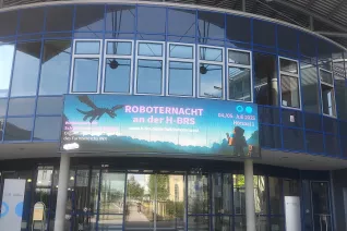 LED-Wand Roboternacht 2025