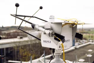 Energy meterological system on the roof of the university  (DE)