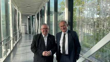 MdL Lienesch besucht Hochschulpräsident Ihne