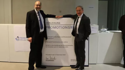 festakt 2 Promotionskolleg NRW sternberg ihne 17112022 Foto Pascal Kimmich