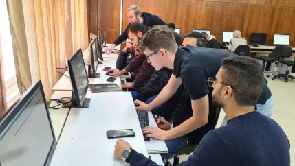 Workshop an der Yarmouk University (Jordanien)