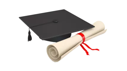 COLOURBOX8002571 Promovierende Doktoranden Doktorandenhut