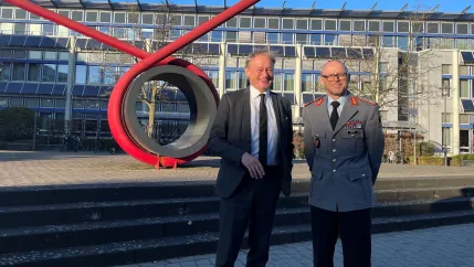 H-BRS Hochschulpräsident Ihne Brigadegeneral Rüter 0123 Foto Daniela Greulich