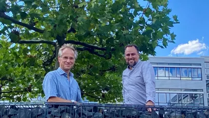 Dekan Richard Jäger und Prodekan Johannes Steinhaus Rheinbach 2022 Foto Lara Kehret