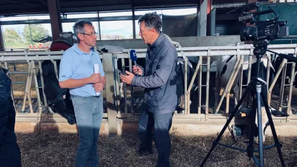 Agrarjournalist und Landwirt 2022 Foto Katharina Seuser