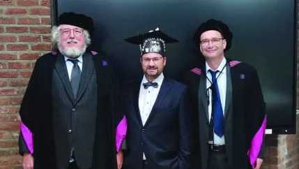 Promotion von Alumnus Christof Hammer