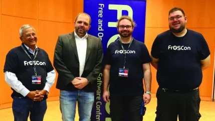 Eröffnung der FrOSCon 2023 