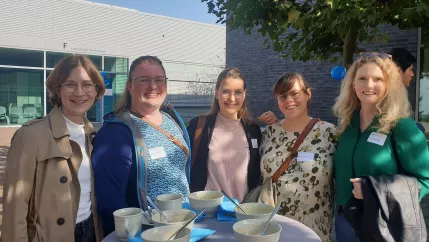 Absolventinnen beim Alumni-Treffen Biomedical Sciences am 30.9.2023