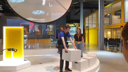 Alumni-Treffen DHL Innovation Center am 6.10.2023 Foto: Barbara Wieners-Horst