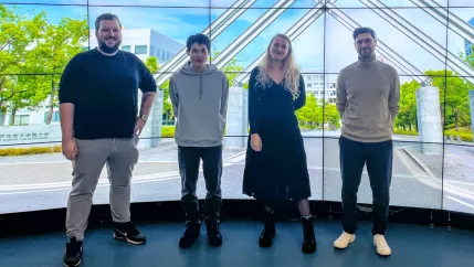 Projektgruppe des DAAD-PPP Projekts "Multisensorische Cues to Evoke Emotional Responses ans Awe in Virtual Reality"