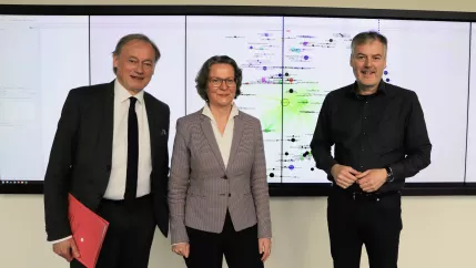 1NRW-Digitalministerin Ina Scharrenbach zu Besuch in der H-BRS 2024-04-10_ Foto Martin Schulz