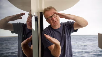 Ralf Schiebel vom Max-Planck-Institut für Chemie (MPIC)