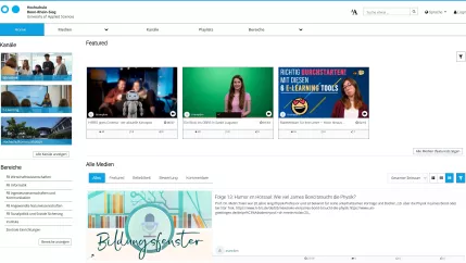 Screenshot Medienportal