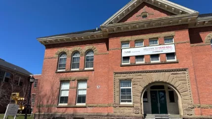 Gebäude der UNB in Fredericton, New Brunswick; Kanada