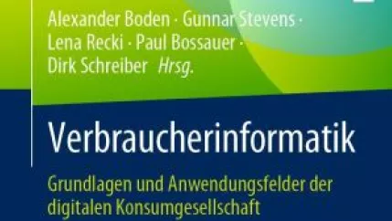 Buchcover Lehrbuch Verbraucherinformatik 2024 Boden Stevens et alii