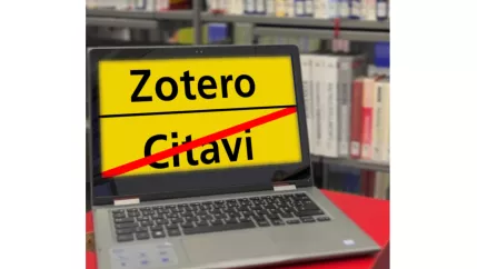 Bibliothek Laptop Zotero