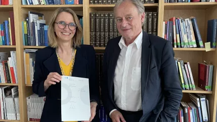 Ernennung Honorarprofessorin Birgit Terjung Hartmut Ihne 10072024 Zoom Foto Daniela Greulich