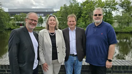 Neues CENTIM-Direktorium Juli 2024 Deimel Sieber Maikranz und Vizepräsidentin Wirtz Foto CENTIM