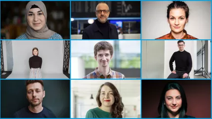 Ringvorlesung Medienmacher_innen 2024-25 Referent_innen Collage2