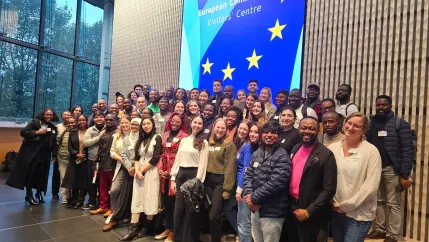 MSc Social Protection students visit Brussels