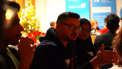 Bilal Akther at Alumni Role Model Event 12.Dec 2024_photo by Pascal Schroeder