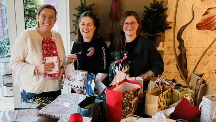 Wunschbaum Abschluss Geschenkeverteilung 2024